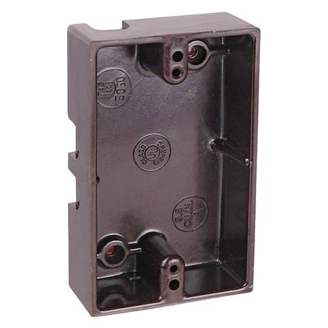 18.0 cu in brown plastic sylvania electrical box age|Old Work Switch & Outlet Boxes .